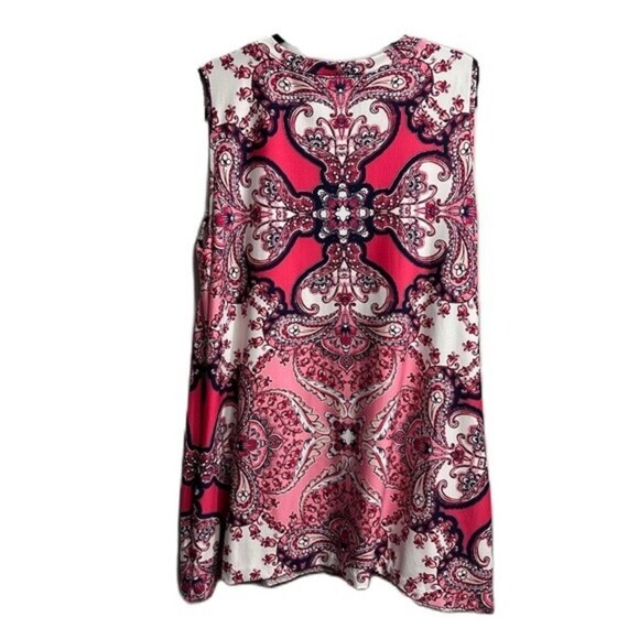 APT 9. Short Sleeve Paisley Geometric Print Size‎ XL Pocket Dress - Picture 2 of 5